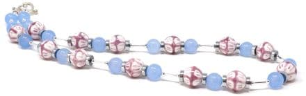 Cornflower 2 Necklace 18"