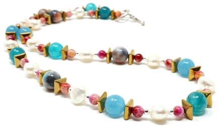 Pagoda 3 Necklace 18"