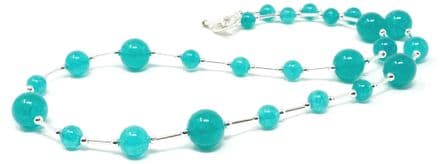 Raindrops 3 Necklace 18"