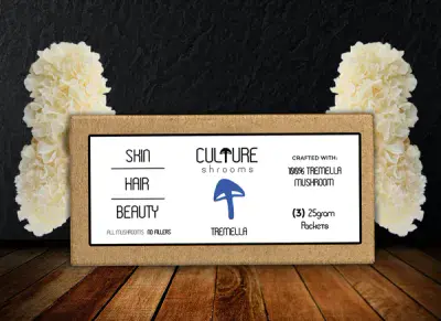 Culture Shrooms - Tremella Mushroom Compressed (3) (25gram Packets)