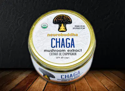 Neurobuddha Chaga Mushroom Extract Capsules (60 Capsules)