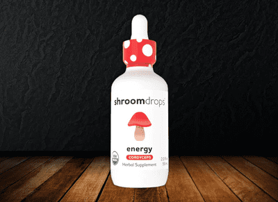 Shroomworks ShroomDrops Energy Cordyceps Mushroom Extract