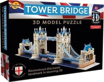 02590 Cheatwell Games Tower Bridge Build-It 3D Foam Puzzle