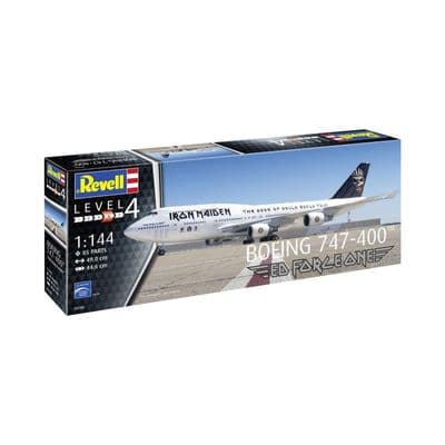 03780 Revell 1:144 Boeing 747-400 Iron Maiden Plane/Aircraft Plastic Kit