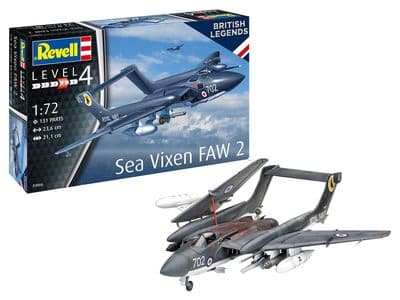 03866 Revell 1:72 Sea Vixen FAW 2 British Legends Plastic Kit