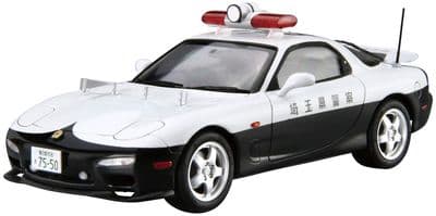 059227 Aoshima 1:24 RX-7 Radar Patrol Car 1998 Plastic Kit