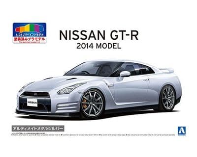 062432 Aoshima 1:24 Nissan GT-R R35 2014 Plastic Kit