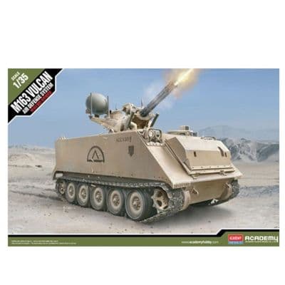 13507 Academy 1:35 M163 Vulcan Air Defense System Tank Plastic Kit