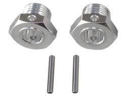 149305 MV107 XTM Hex Hubs 17mm Silver x2