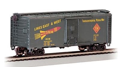 16016 Bachmann HO PS1 40' Box Car Toledo, Peoria & Western #606