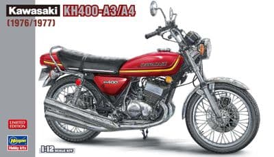 21754 Hasegawa 1:12 Kawasaki KH400-A3/A4 1976/77 Plastic Kit