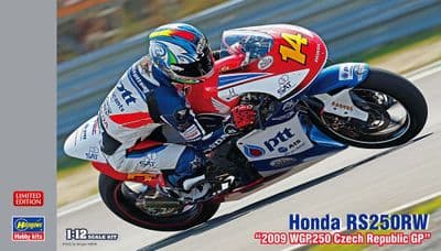 21757 Hasegawa 1:12 Honda RS250RW 2009 WGP250 Czech Republic Plastic Kit