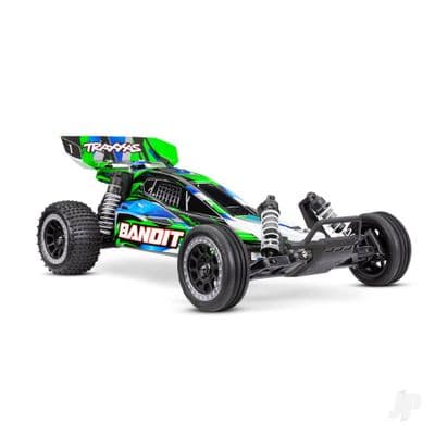 24254-8-GRN Traxxas 1:10 Bandit HD 2WD RTR Off-Road Buggy Blue/Green