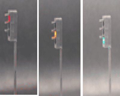 301-011 Modelling Electronics HO/OO Traffic Lights x2