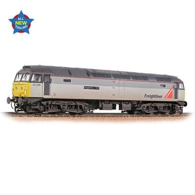 35-430 Bachmann OO Gauge Class 47/3 47376 Freightliner 1995 Grey