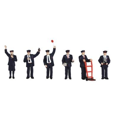 36-043 Scenecraft 1:76 OO Gauge Stati on Staff Figures