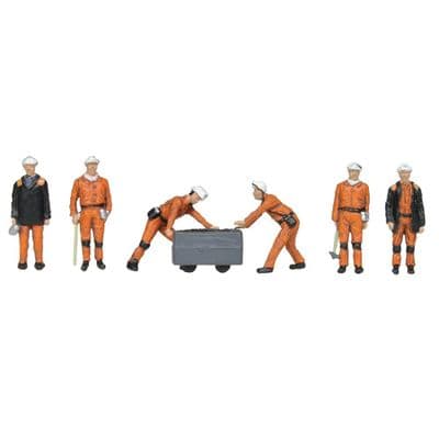 36-400 Scenecraft 1:76 OO Gauge 1960/70s Coal Miners Figures