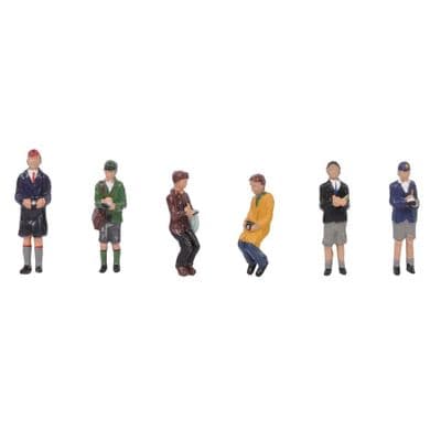 36-401 Scenecraft OO Gauge 1:76 Trainspotters Figures x6