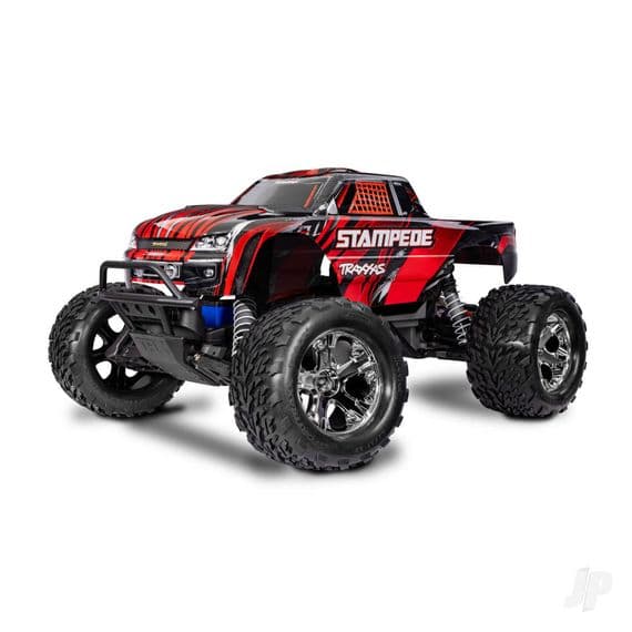 36254-8-Red Traxxas 1:10 Stampede HD 2WD RTR Monster Truck