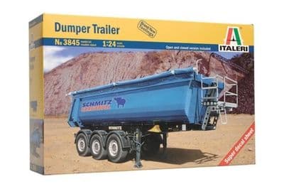 3845 Italeri 1:24 Dumper Trailer Plastic Kit