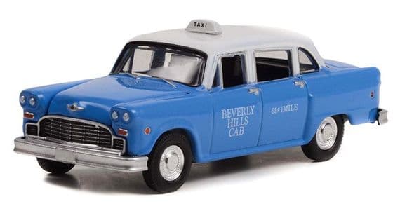44955-C Greenlight 1:64 1971 Checker Taxi Hollywood Beverly Hills Cab