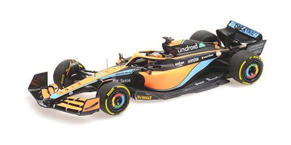 537224304 Minichamps 1:43 McLaren F1 MCL35M Lando Norris Bahrain GP 2022 Formula 1