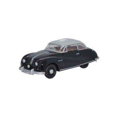 76ATL003 Oxford Diecast 1:76 Austin Atlantic Saloon Black/Grey