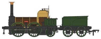 913502 Rapido OO Gauge 1980's LION Liverpool & Manchester Railway DCC Sound Fitted