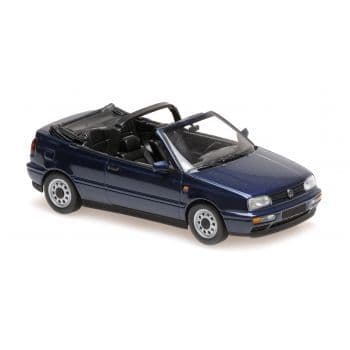 940055530 Maxichamps 1:43 Volkswagen Golf Cabriolet 1997 - Blue