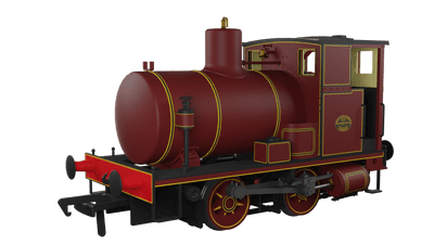 965010 Rapido OO Gauge Andrew Barcley Fireless 0-4-0 Lined Maroon