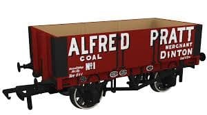 967001 Rapido OO Gauge Alfred Pratt RHC 1907 PO 7 Plank Wagon