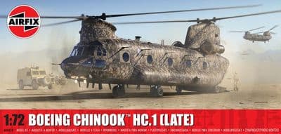 A06024 Airfix 1:72 Boeing Chinook HC.1 (Late) Aircraft Plastic Kit