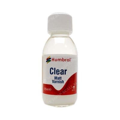 AC7434 Humbrol Clear Matt Varnish 125ml