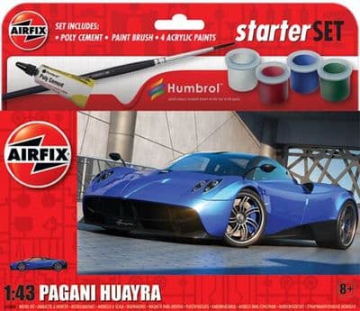 Airfix A55008 1:43 Pagani Huayra Plastic Starter Kit