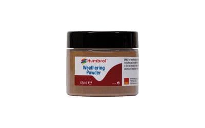 AV0018 Humbrol Light Rust Weathering Powder