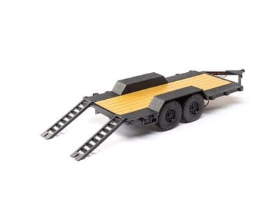 AXI00009 Axial 1:24 SCX24 Flatbed Vehicle Trailer w/ LED Taillights