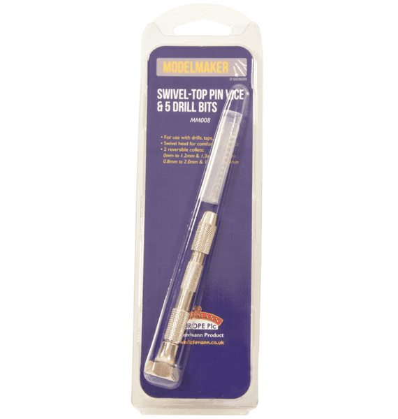Bachmann Swivel Top Pin Vice & 5 Drill Bits