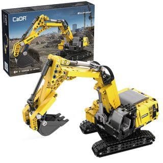C65003W Cada Excavator Brick Model 467 Pcs No Scale