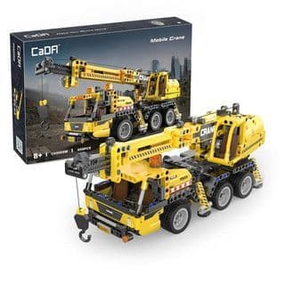 C65005W Cada Mobile Crane Brick Model 658 Pcs No Scale