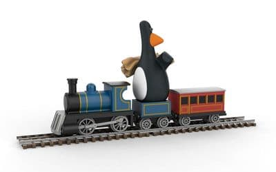 CC80602 Corgi Wallac & Gromit Feathers McGraw & Locomotive The Wrong Trousers