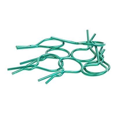 CR076 Core RC 1 10 Big Body Clips x8 Metallic Green