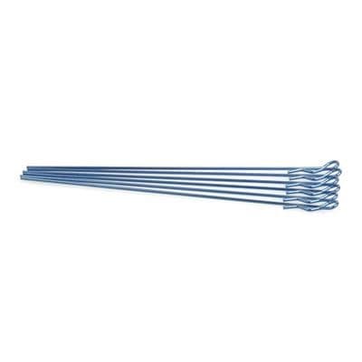 CR088 Core RC 1 10 Extra Long Body Clips x6 Metallic Blue