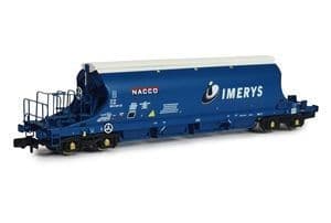 E87502 EFE N Gauge JIA NACCO Wagon 33-70-0894-020-3 Imerys Blue
