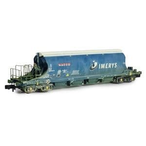 E87506 EFE N Gauge JIA NACCO Wagon 33-70-0894-009-6 Imerys Blue Light Weathered
