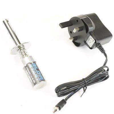 FAST50 Fastrax Glow Starter & Charger 2100mah UK Plug