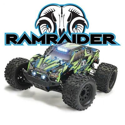 FTX5497GB FTX 1:10 Ramraider Brushless 1:10  Monster Truck RTR Green / Blue