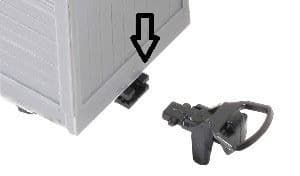 GR-103 Peco 009 Coupling Pockets x8