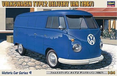 HC-9 Hasegawa 1:24 VW Volkswagen Type 2 Delivery Van 1967 Plastic Kit