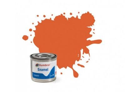 Humbrol 82 Orange Lining Matt AA0905 Enamel 14ml