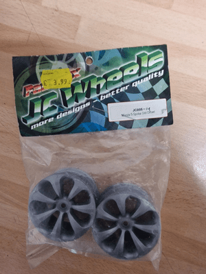 JC005-M Fastrax JC Wheels Monza 5 Spoke Standard Offset Wheel x2 Grey